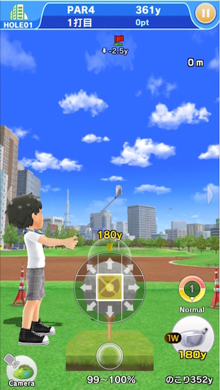 スマホなのにこれは完全にあの みんゴル 本日リリースの みんなのゴルフ プレイレビュー カミアプ Appleのニュースやit系の情報をお届け