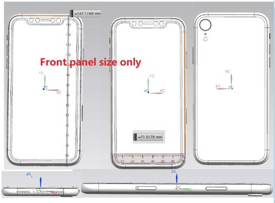 次期iphoneの本体サイズが判明 図面がリーク カミアプ Appleのニュースやit系の情報をお届け